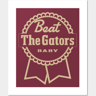 Beat The Gators gameday rivalry (gold) Posters and Art